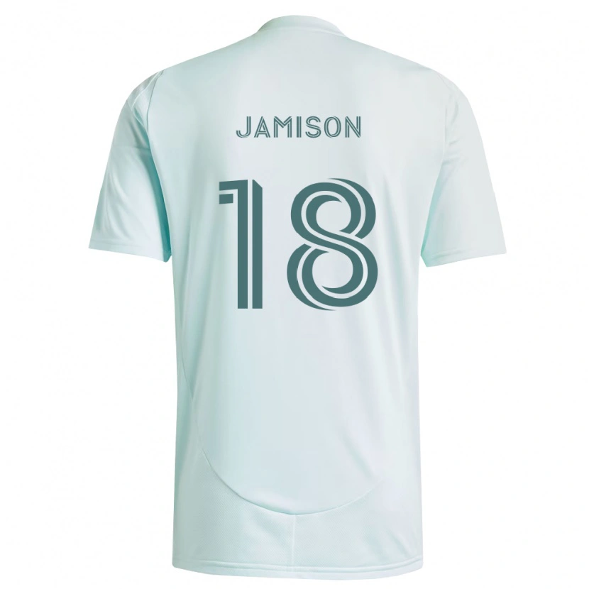 Danxen Dětské Bryce Jamison #18 Bílá Světle Zelená Daleko Hráčské Dresy 2026/27 Dres