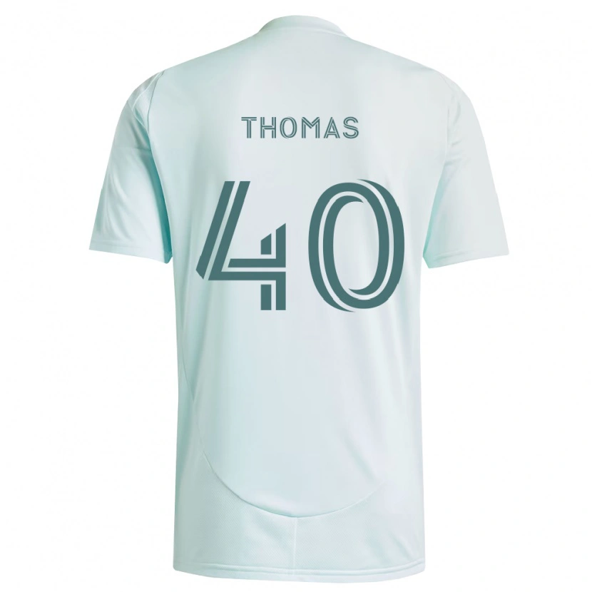 Danxen Dětské Kai Thomas #40 Bílá Světle Zelená Daleko Hráčské Dresy 2026/27 Dres