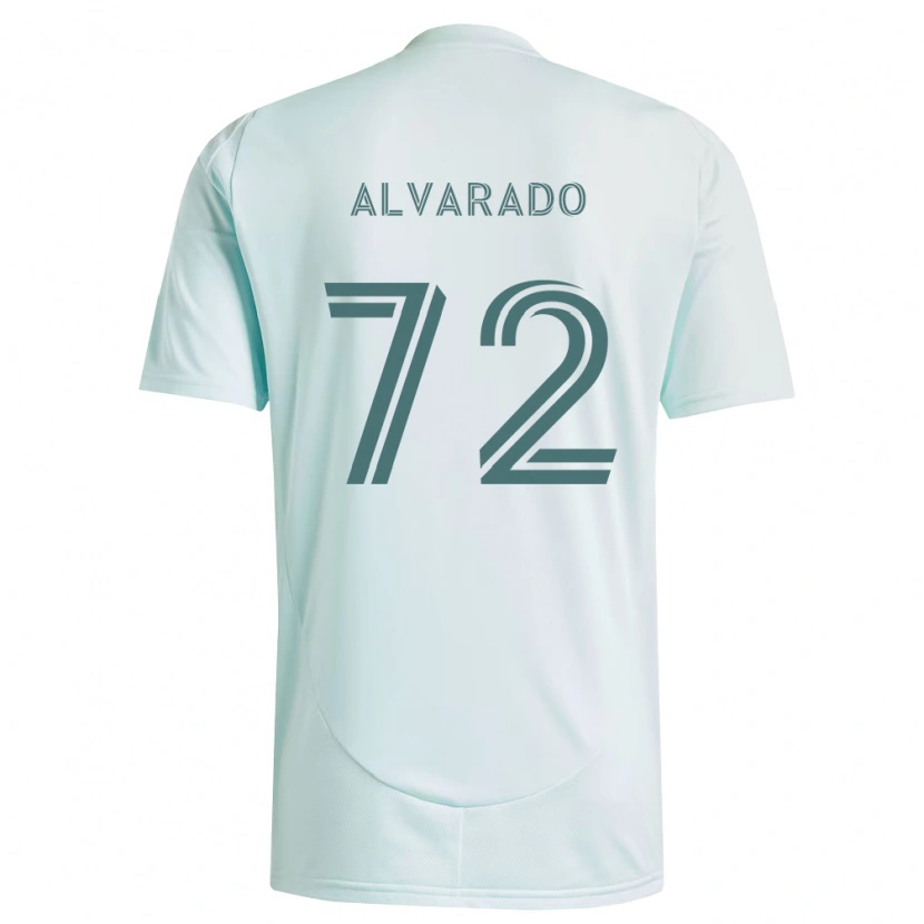 Danxen Dětské Miguel Alvarado #72 Bílá Světle Zelená Daleko Hráčské Dresy 2026/27 Dres