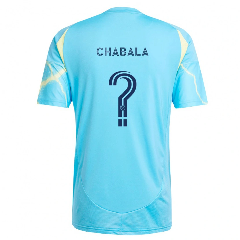 Danxen Dětské Caleb Chabala #0 Světle Modrá Černá Světle Žlutá Daleko Hráčské Dresy 2026/27 Dres