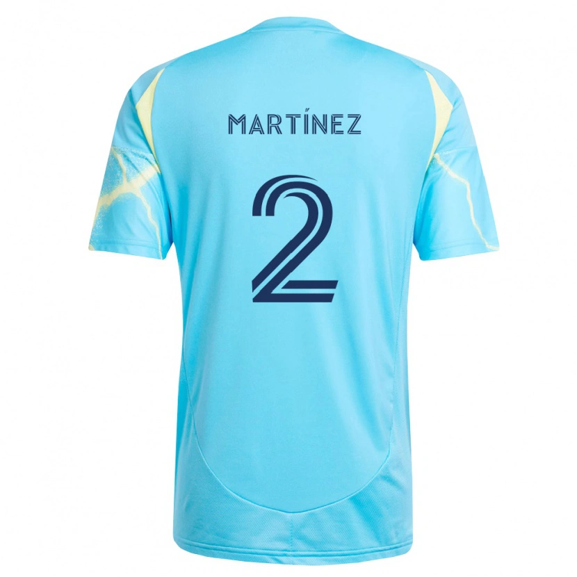 Danxen Dětské Geiner Martínez #2 Světle Modrá Černá Světle Žlutá Daleko Hráčské Dresy 2026/27 Dres