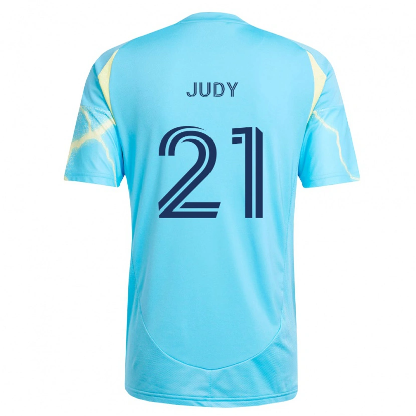 Danxen Dětské Abram Judy #21 Světle Modrá Černá Světle Žlutá Daleko Hráčské Dresy 2026/27 Dres