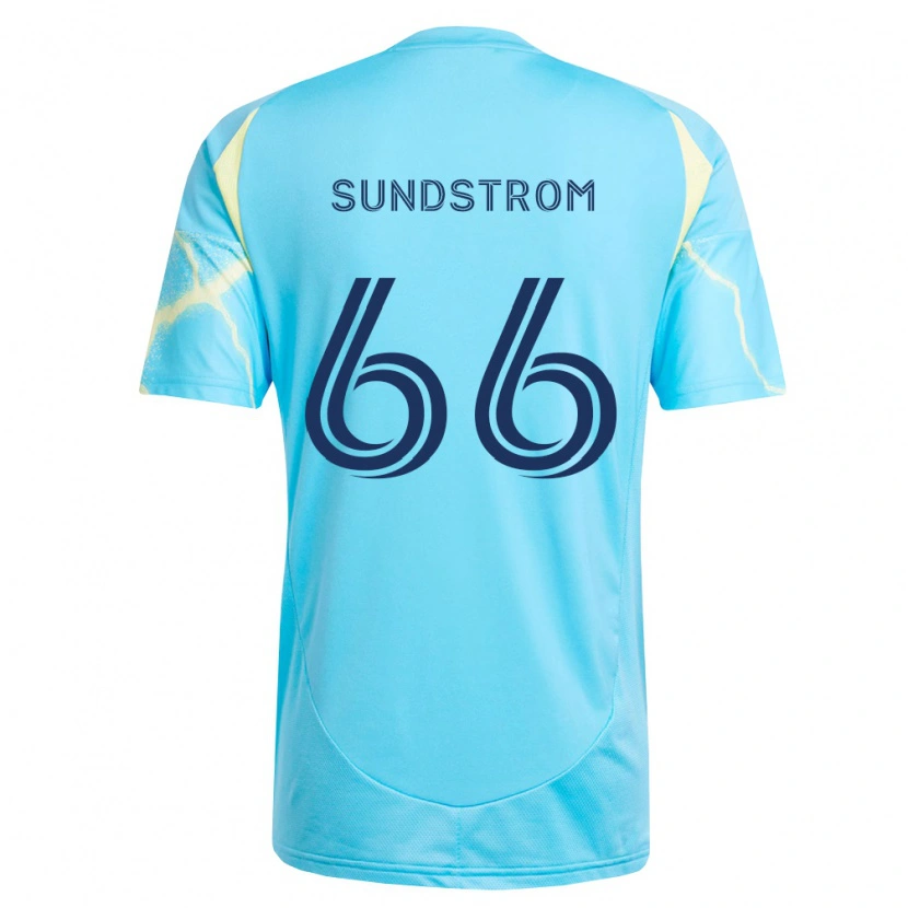 Danxen Dětské Finn Sundstrom #66 Světle Modrá Černá Světle Žlutá Daleko Hráčské Dresy 2026/27 Dres