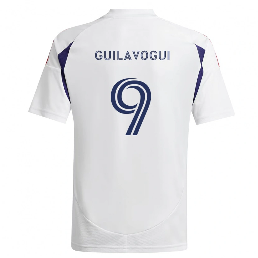 Danxen Dětské Morgan Guilavogui #9 Královsky Modrá Červená Hnědá Daleko Hráčské Dresy 2026/27 Dres
