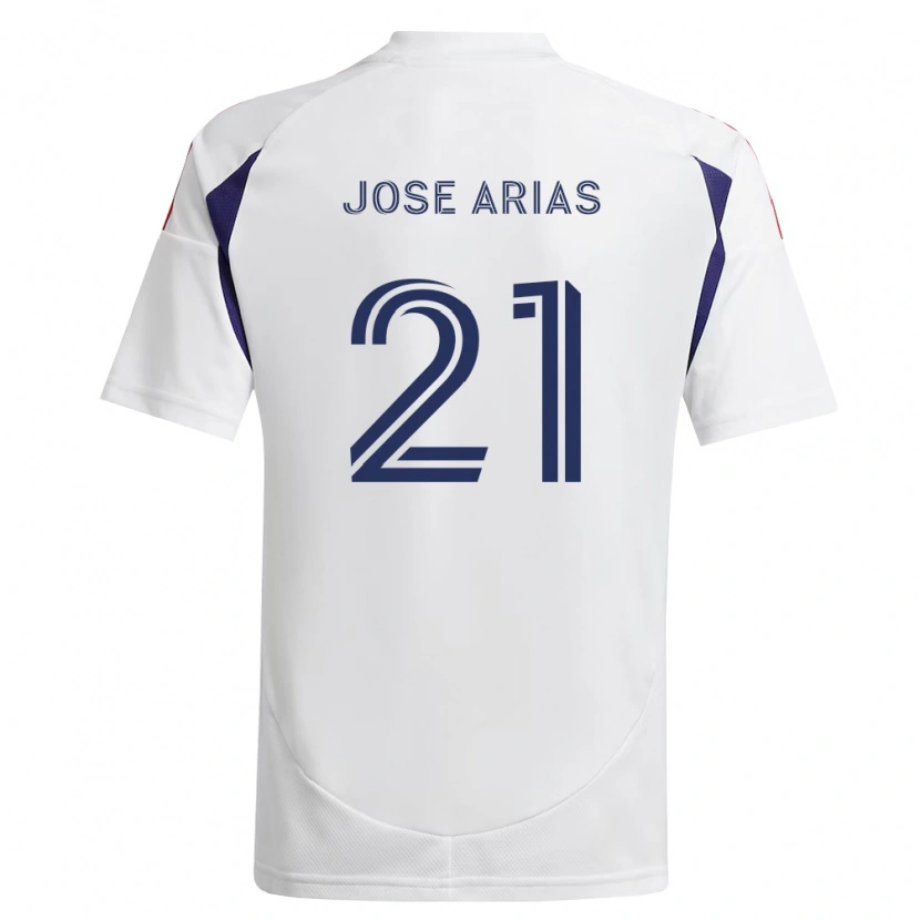 Danxen Dětské Juan Jose Arias #21 Královsky Modrá Červená Hnědá Daleko Hráčské Dresy 2026/27 Dres