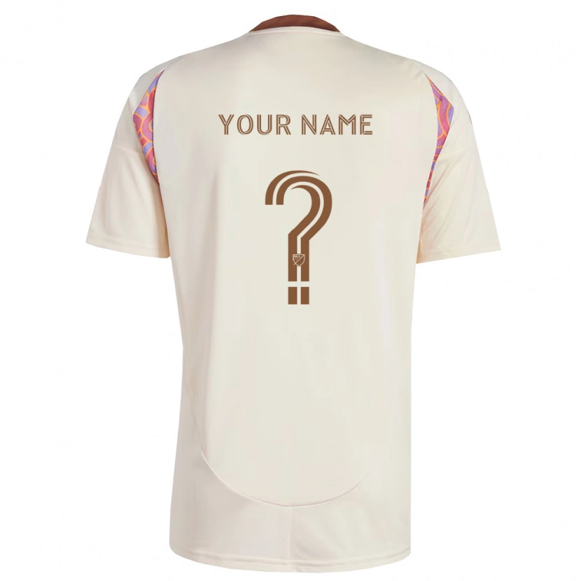 Danxen Dětské Tvé Jméno #0 Off-White Růžová Daleko Hráčské Dresy 2026/27 Dres