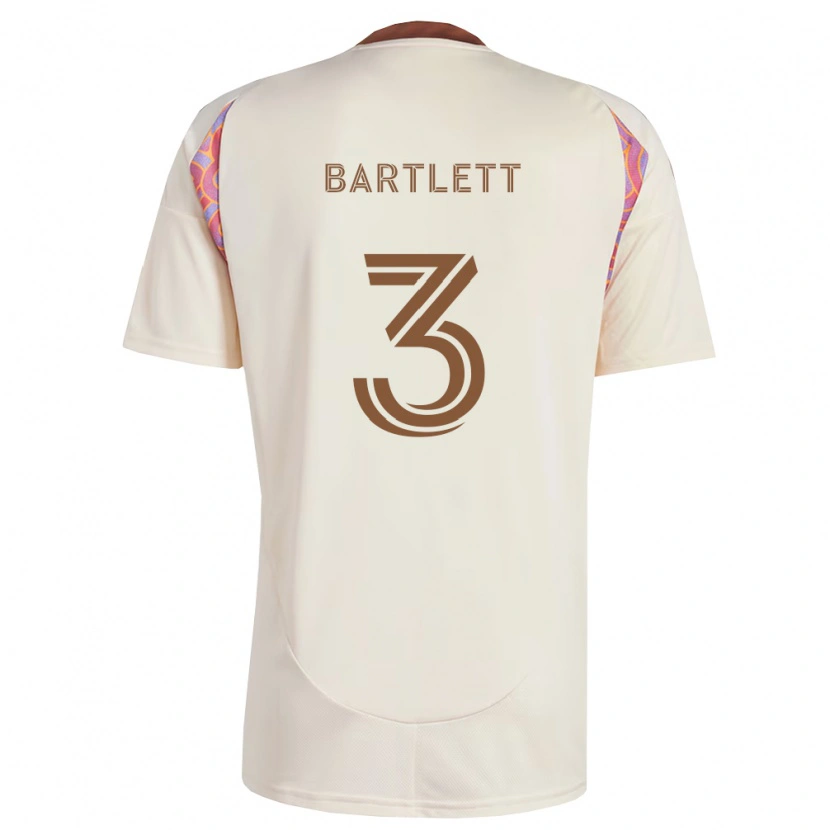 Danxen Dětské Lucas Bartlett #3 Off-White Růžová Daleko Hráčské Dresy 2026/27 Dres