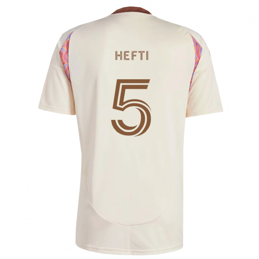 Danxen Dětské Silvan Hefti #5 Off-White Růžová Daleko Hráčské Dresy 2026/27 Dres