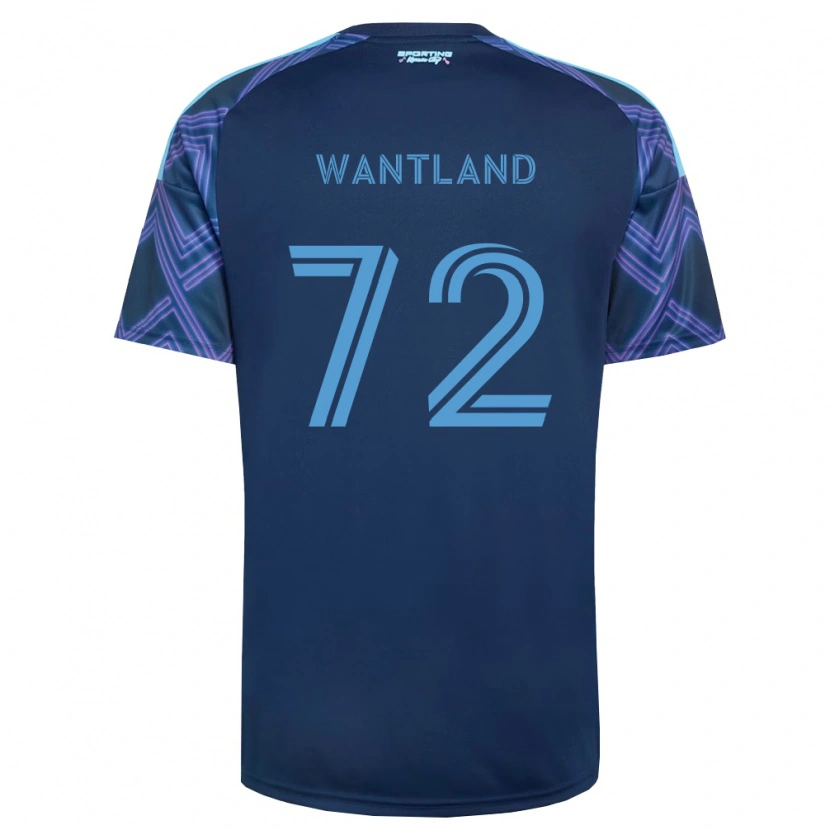 Danxen Dětské Zane Wantland #72 Královsky Modrá Fialová Daleko Hráčské Dresy 2026/27 Dres