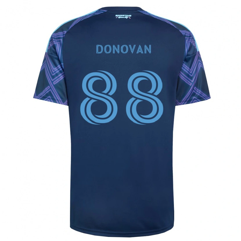 Danxen Dětské Shane Donovan #88 Královsky Modrá Fialová Daleko Hráčské Dresy 2026/27 Dres