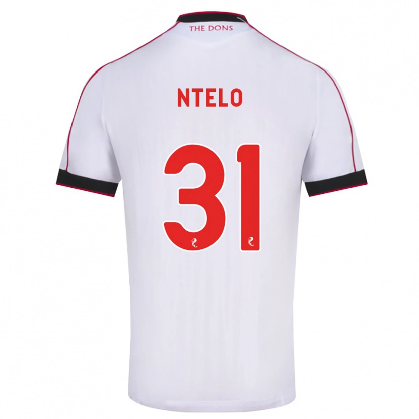 Danxen Dětské Mitchy Ntelo #31 Černá Červená Bílá Daleko Hráčské Dresy 2026/27 Dres
