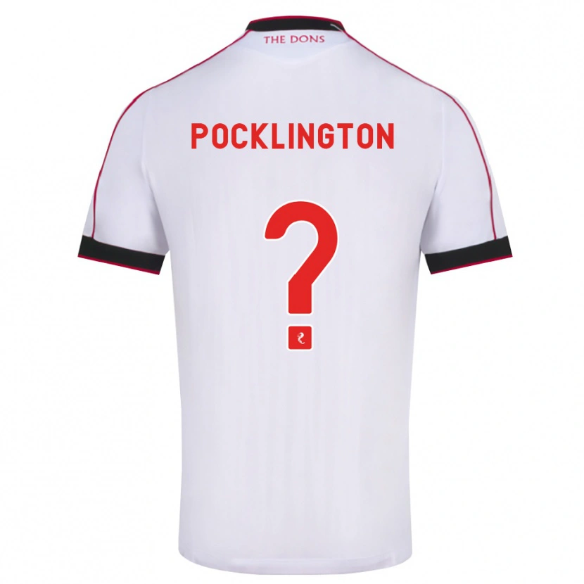 Danxen Dětské Max Pocklington #0 Černá Červená Bílá Daleko Hráčské Dresy 2026/27 Dres