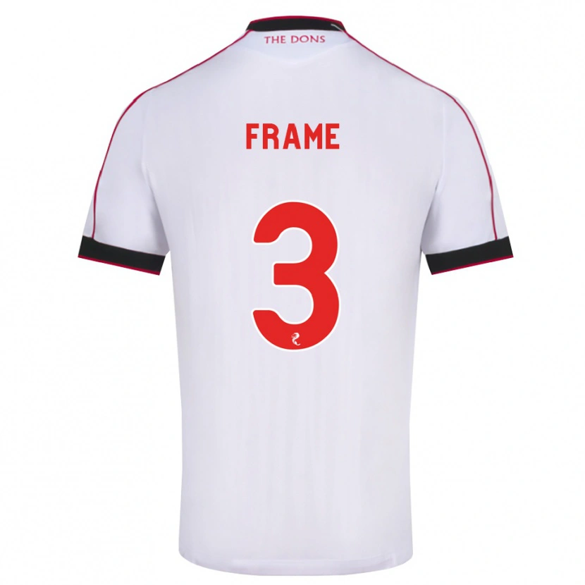 Danxen Dětské Mitchel Frame #3 Černá Červená Bílá Daleko Hráčské Dresy 2026/27 Dres