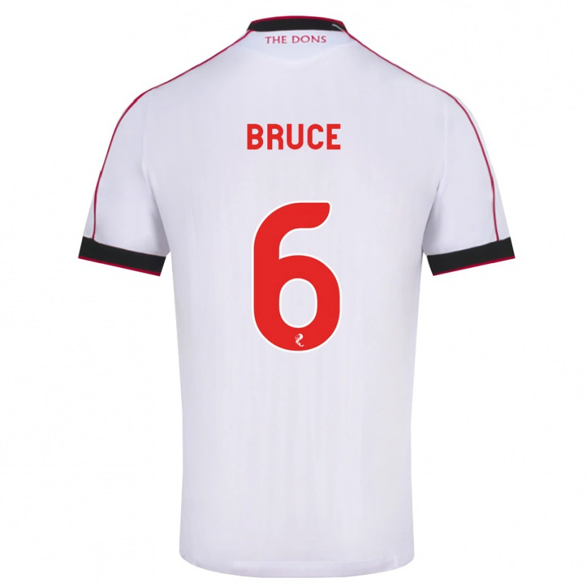 Danxen Dětské Natasha Bruce #6 Černá Červená Bílá Daleko Hráčské Dresy 2026/27 Dres