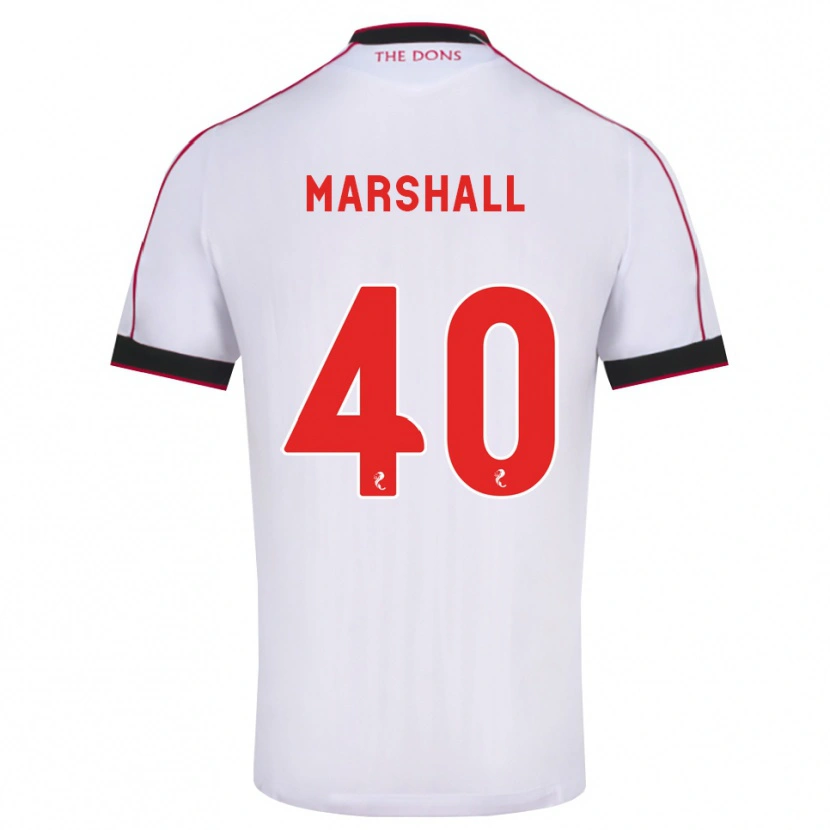 Danxen Dětské Findlay Marshall #40 Černá Červená Bílá Daleko Hráčské Dresy 2026/27 Dres