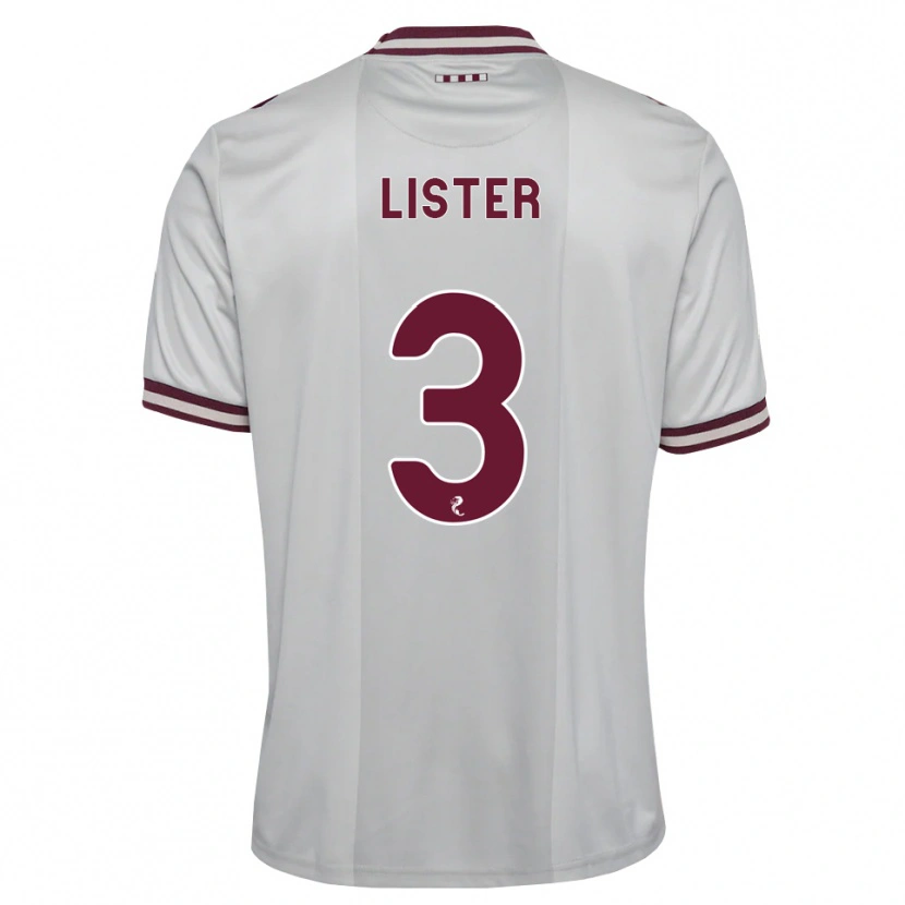 Danxen Dětské Henry Lister #3 Bílá Purpurová Daleko Hráčské Dresy 2026/27 Dres