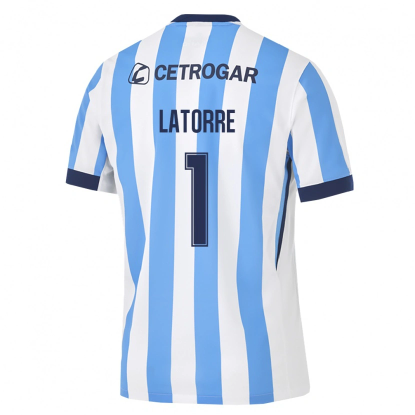 Danxen Pánské Lucio Latorre #1 Světle Modrá Bílá Černá Domů Hráčské Dresy 2026/27 Dres