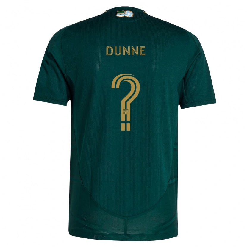 Danxen Pánské Michael Dunne #0 Tmavě Zelená Hnědá Domů Hráčské Dresy 2026/27 Dres