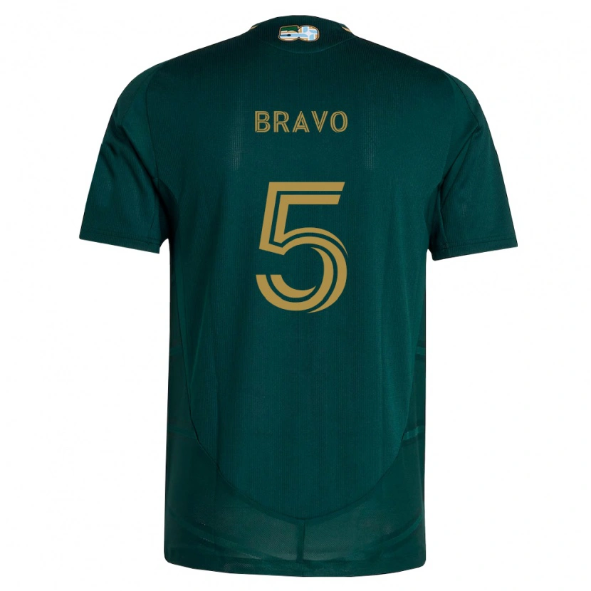 Danxen Pánské Claudio Bravo #5 Tmavě Zelená Hnědá Domů Hráčské Dresy 2026/27 Dres