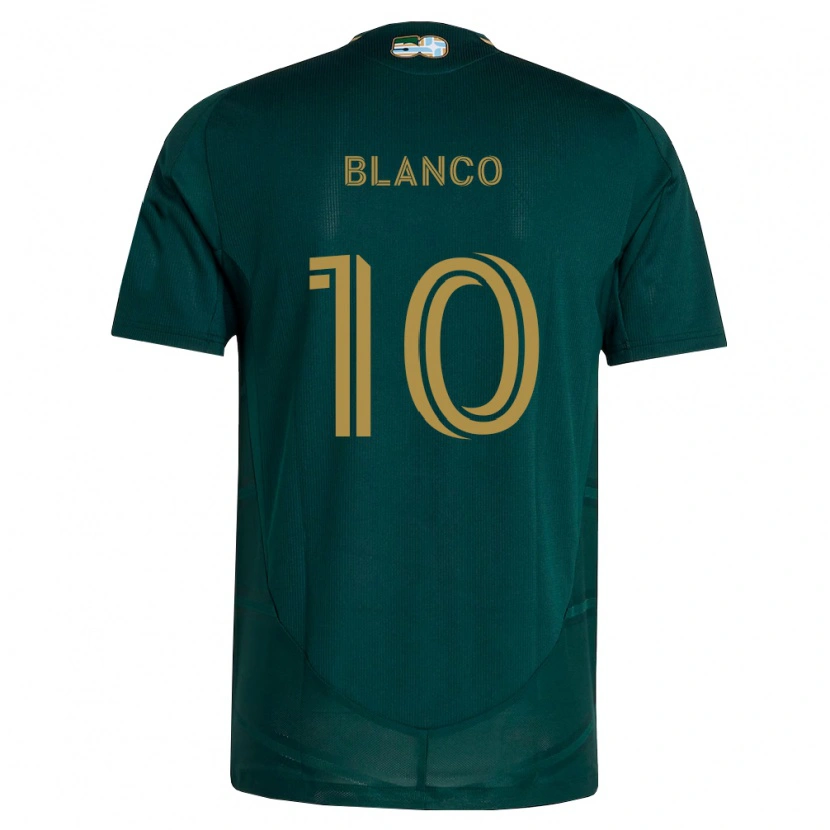 Danxen Pánské Sebastián Blanco #10 Tmavě Zelená Hnědá Domů Hráčské Dresy 2026/27 Dres