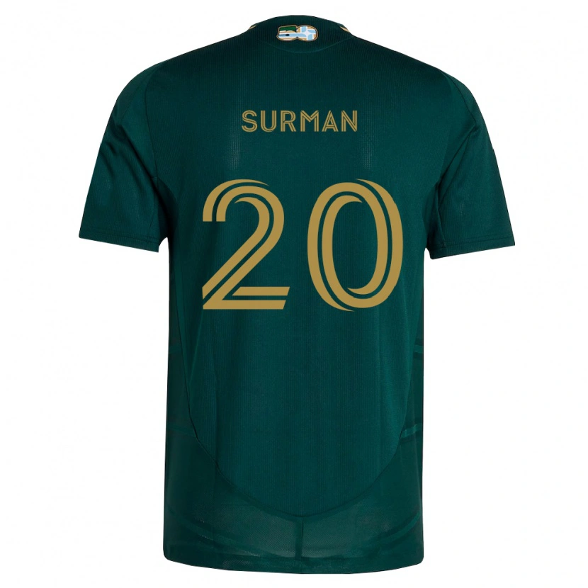 Danxen Pánské Finn Surman #20 Tmavě Zelená Hnědá Domů Hráčské Dresy 2026/27 Dres