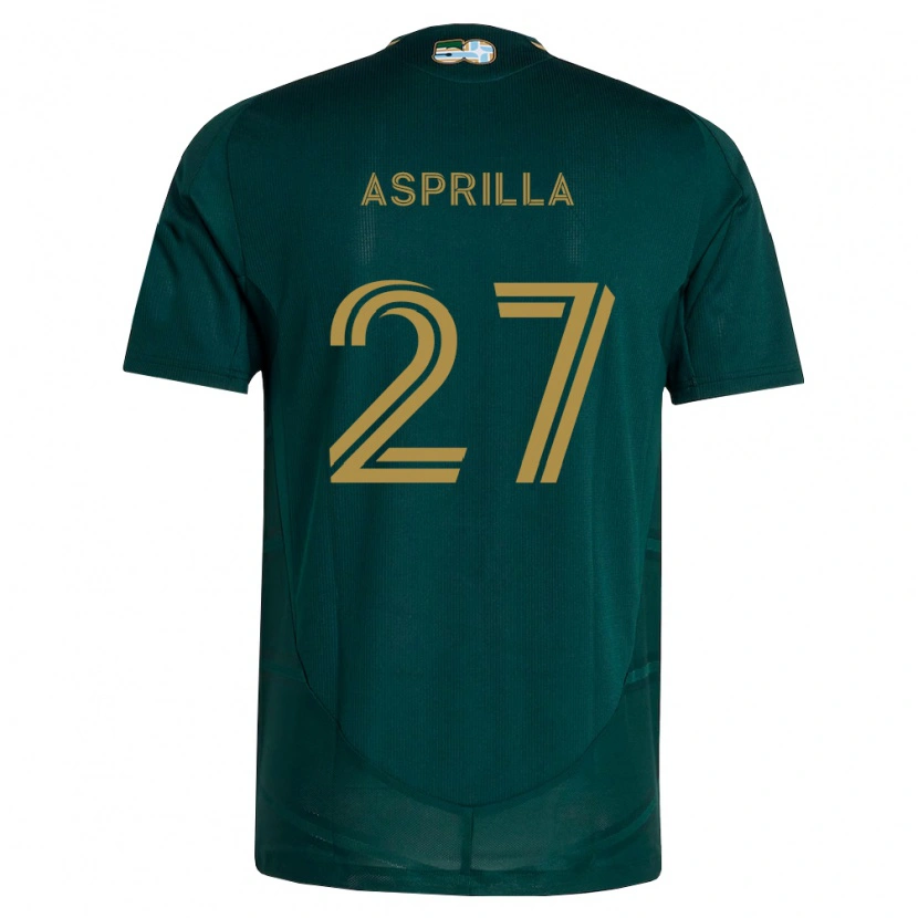 Danxen Pánské Dairon Asprilla #27 Tmavě Zelená Hnědá Domů Hráčské Dresy 2026/27 Dres