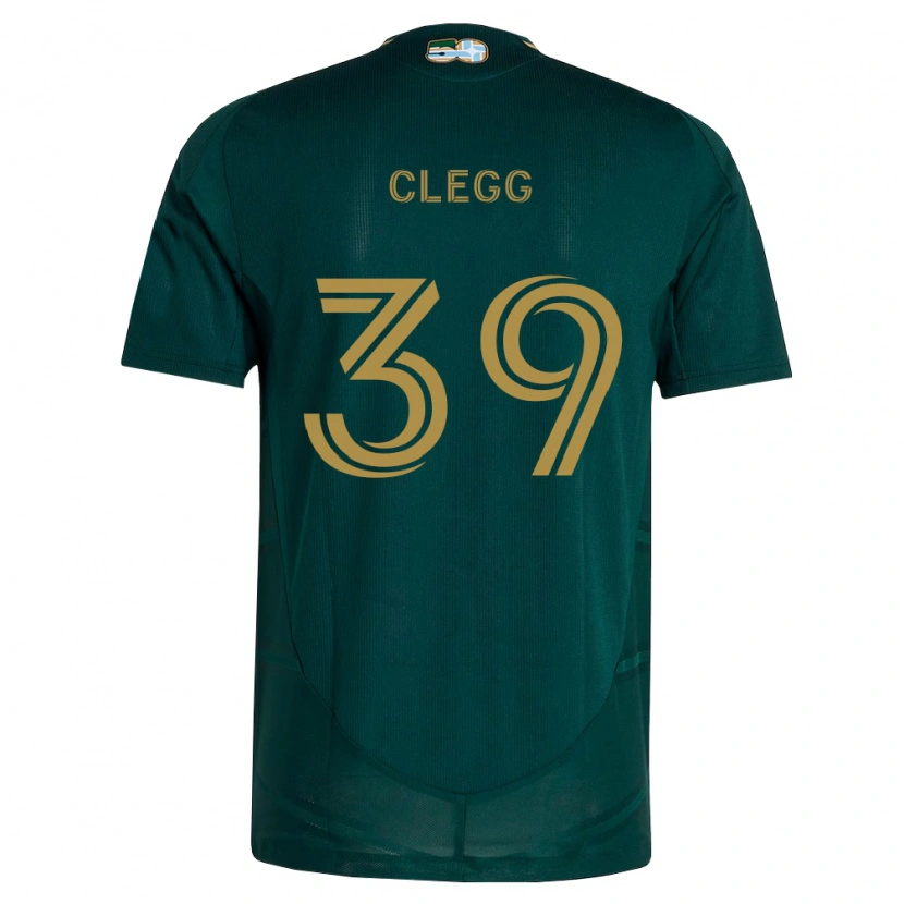 Danxen Pánské Tyler Clegg #39 Tmavě Zelená Hnědá Domů Hráčské Dresy 2026/27 Dres
