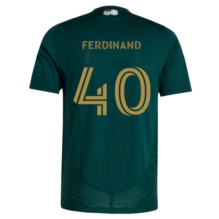 Danxen Pánské Keesean Ferdinand #40 Tmavě Zelená Hnědá Domů Hráčské Dresy 2026/27 Dres