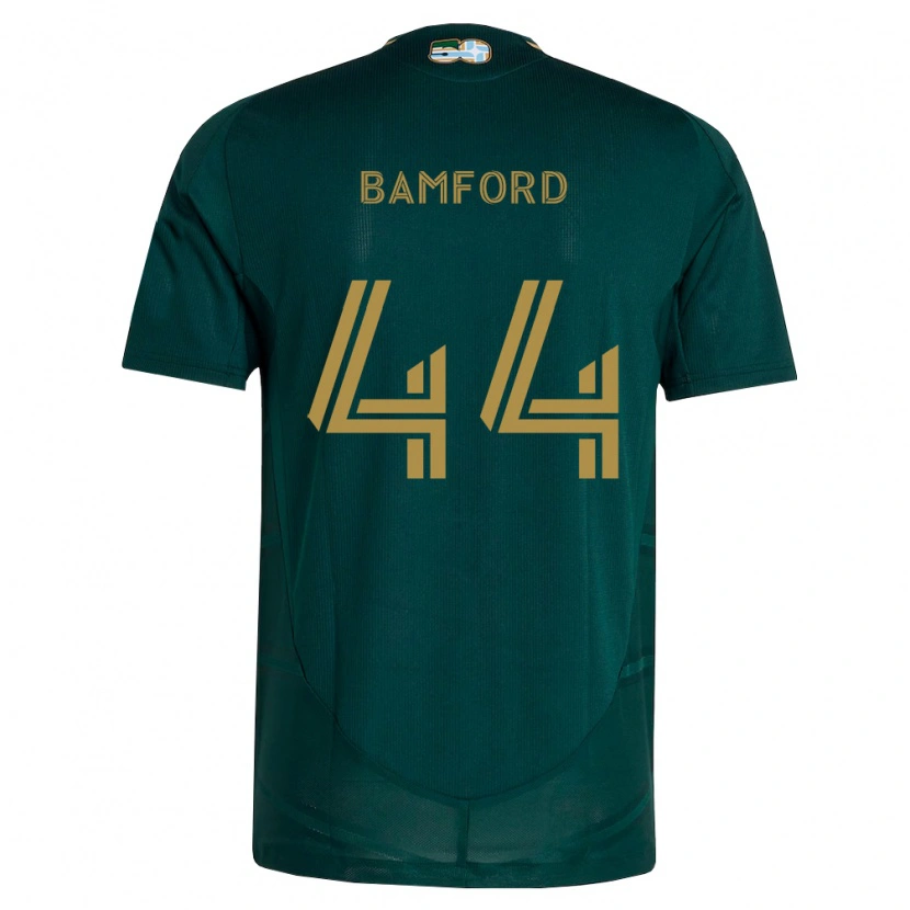 Danxen Pánské Alex Bamford #44 Tmavě Zelená Hnědá Domů Hráčské Dresy 2026/27 Dres