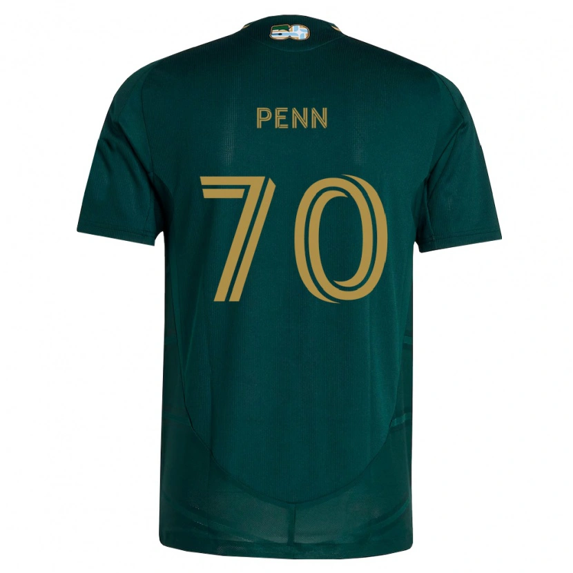 Danxen Pánské Josh Penn #70 Tmavě Zelená Hnědá Domů Hráčské Dresy 2026/27 Dres