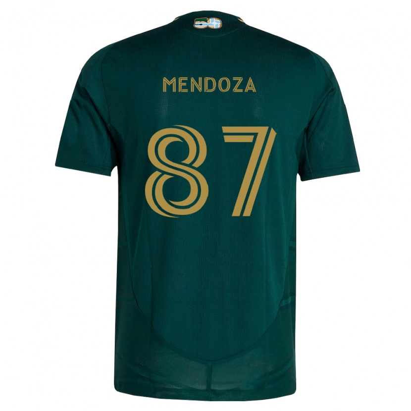Danxen Pánské Christian Mendoza #87 Tmavě Zelená Hnědá Domů Hráčské Dresy 2026/27 Dres