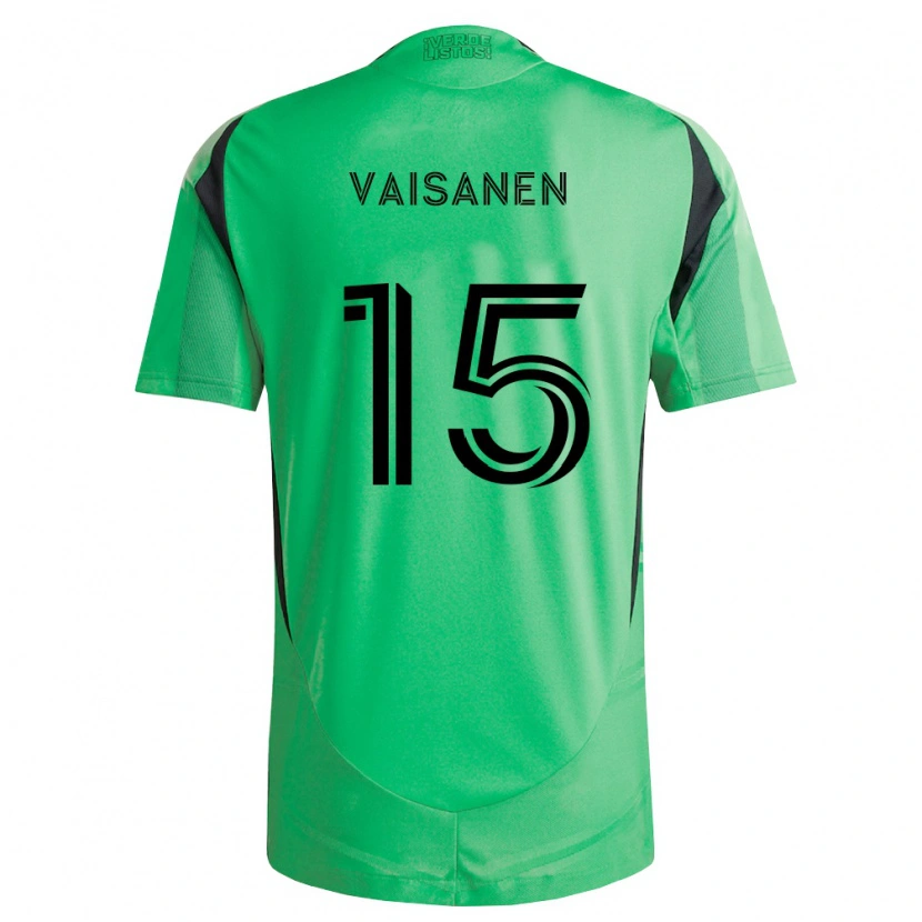 Danxen Pánské Leo Väisänen #15 Smaragdově Zelená Černá Domů Hráčské Dresy 2026/27 Dres