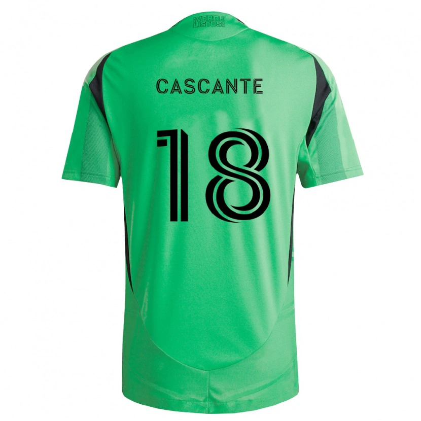 Danxen Pánské Julio Cascante #18 Smaragdově Zelená Černá Domů Hráčské Dresy 2026/27 Dres