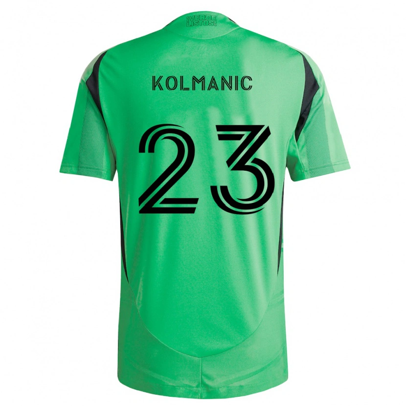Danxen Pánské Žan Kolmanič #23 Smaragdově Zelená Černá Domů Hráčské Dresy 2026/27 Dres