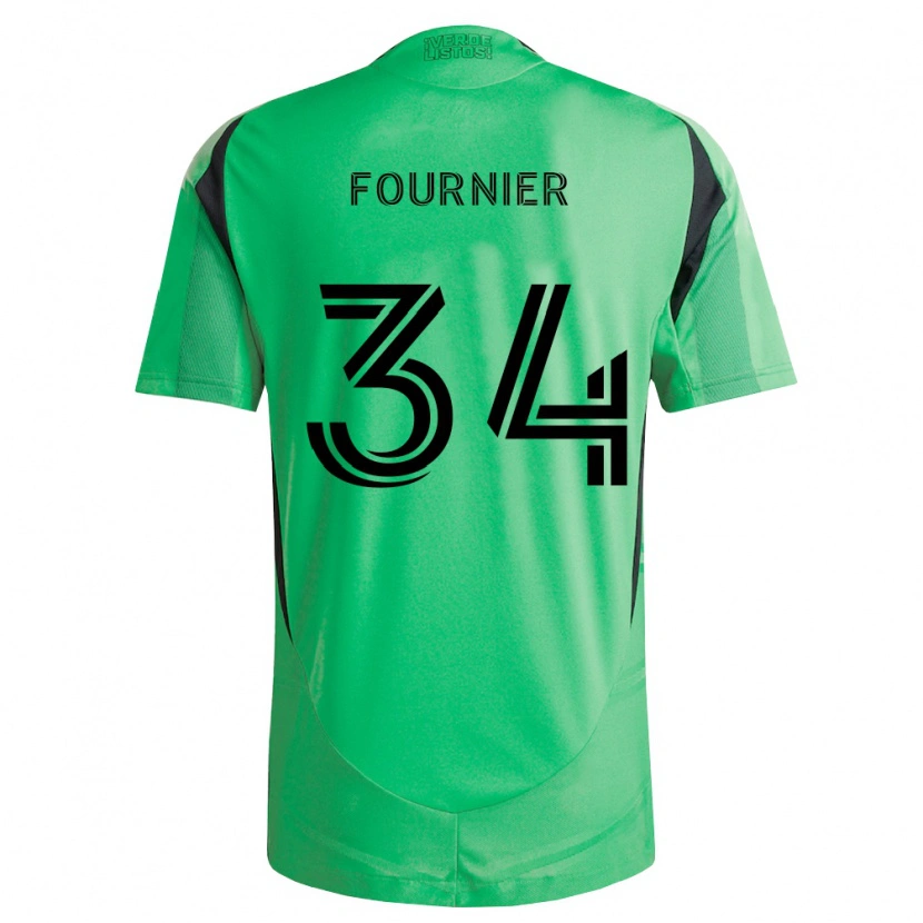 Danxen Pánské Drake Fournier #34 Smaragdově Zelená Černá Domů Hráčské Dresy 2026/27 Dres