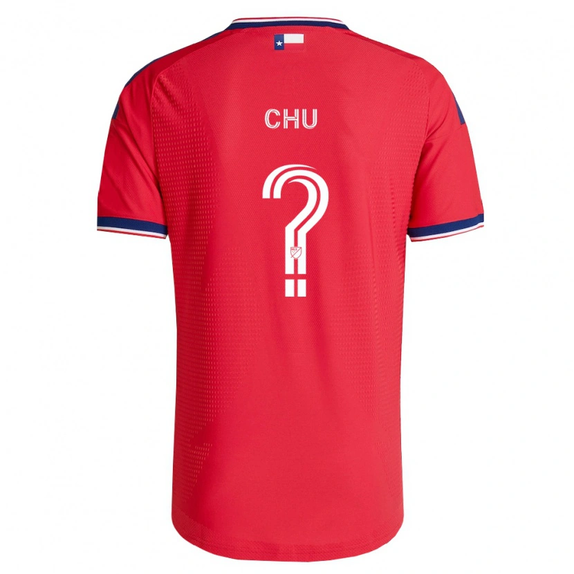 Danxen Pánské Leo Chu #0 Červená Modrá Bílá Domů Hráčské Dresy 2026/27 Dres