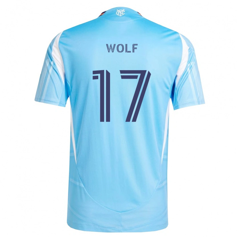 Danxen Pánské Hannes Wolf #17 Nebesky Modrá Bílá Domů Hráčské Dresy 2026/27 Dres