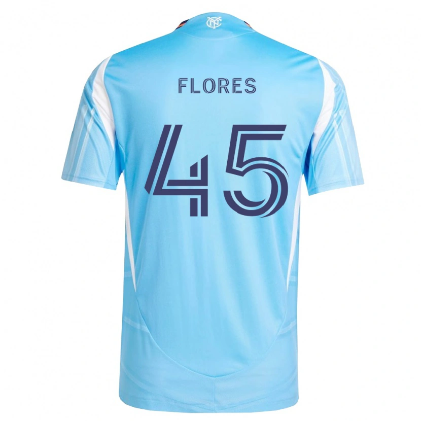 Danxen Pánské Brian Flores #45 Nebesky Modrá Bílá Domů Hráčské Dresy 2026/27 Dres