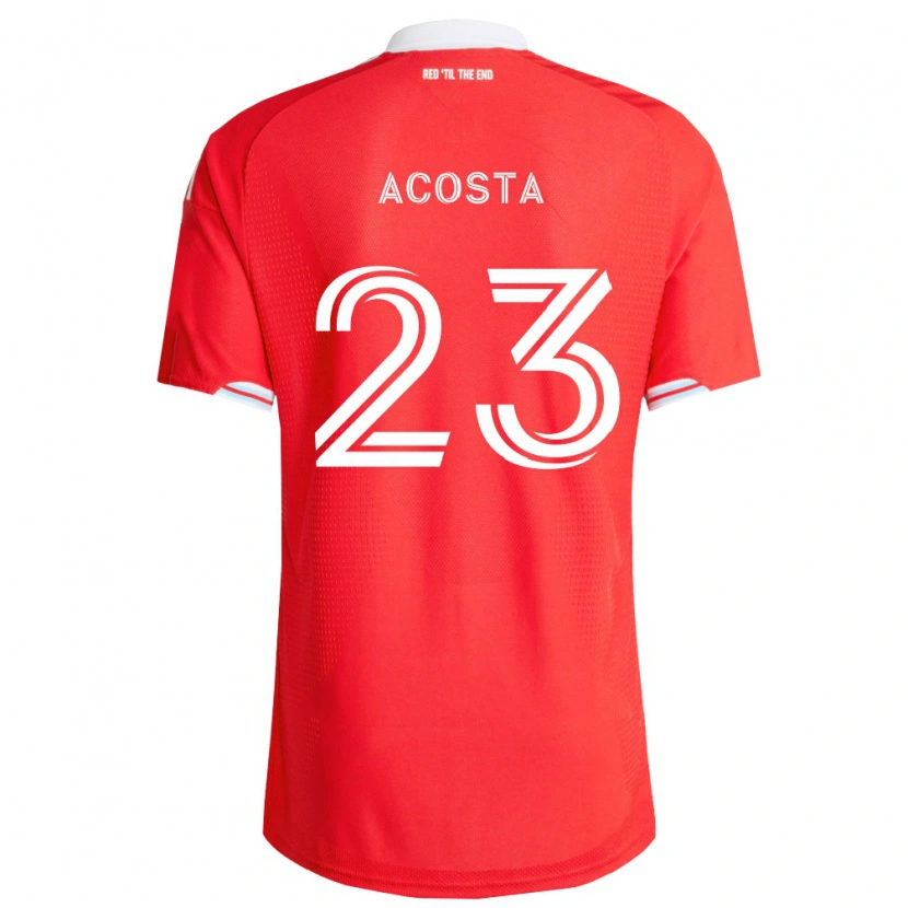 Danxen Pánské Kellyn Acosta #23 Červená Tmavě Modrá Bílá Domů Hráčské Dresy 2026/27 Dres