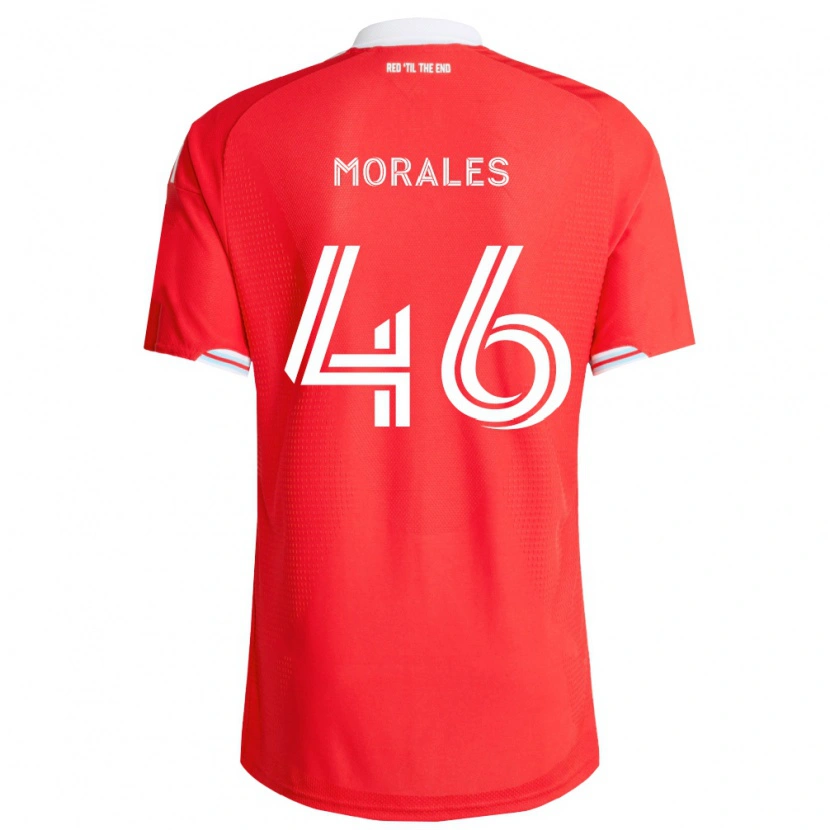 Danxen Pánské Christopher Morales #46 Červená Tmavě Modrá Bílá Domů Hráčské Dresy 2026/27 Dres
