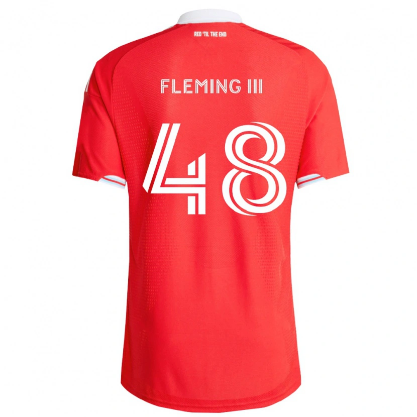 Danxen Pánské Richard Fleming Iii #48 Červená Tmavě Modrá Bílá Domů Hráčské Dresy 2026/27 Dres