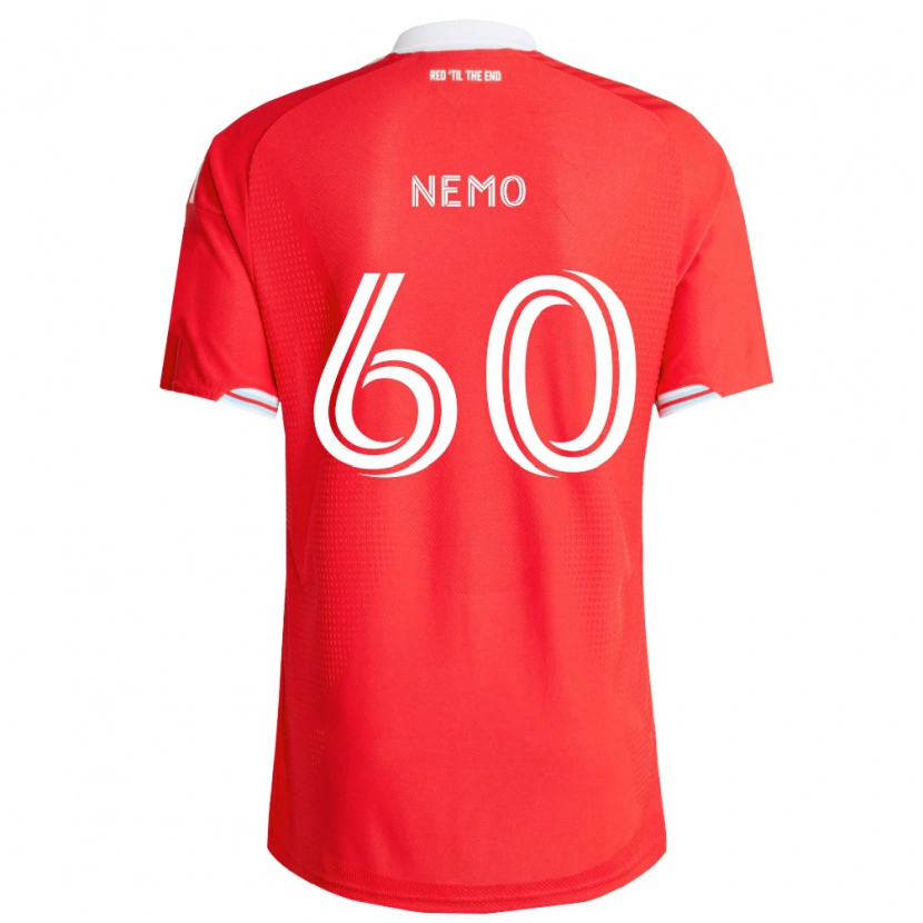 Danxen Pánské Jason Nemo #60 Červená Tmavě Modrá Bílá Domů Hráčské Dresy 2026/27 Dres