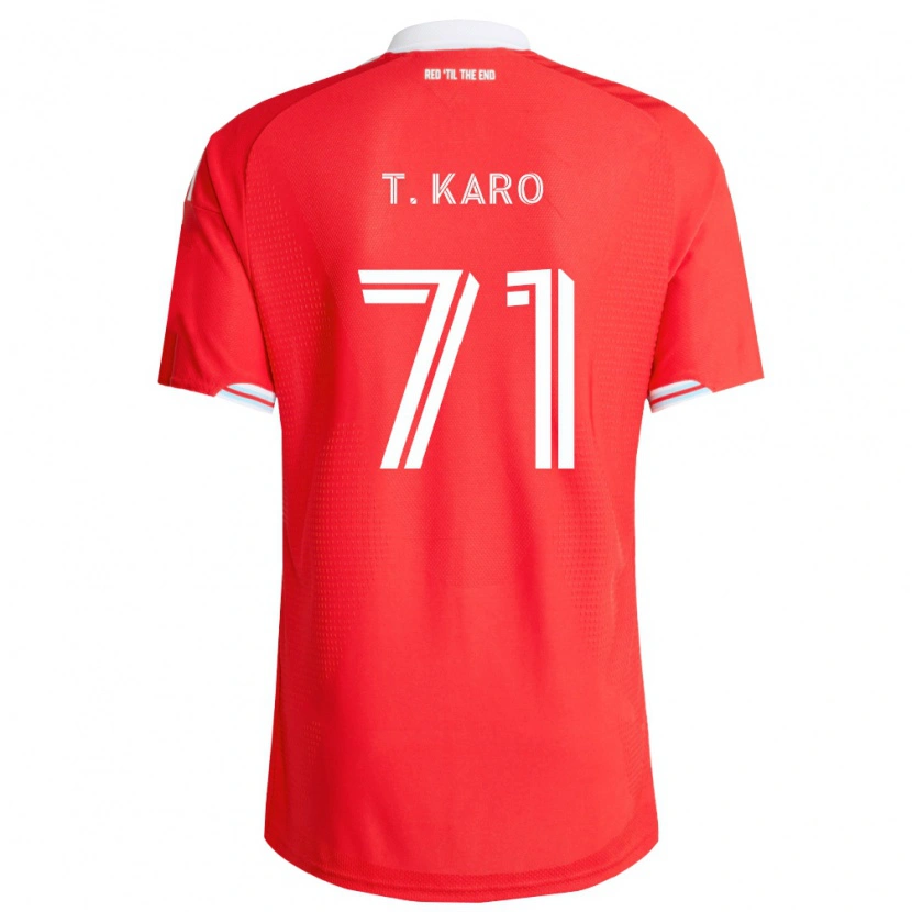 Danxen Pánské David Tchétchao Karo #71 Červená Tmavě Modrá Bílá Domů Hráčské Dresy 2026/27 Dres
