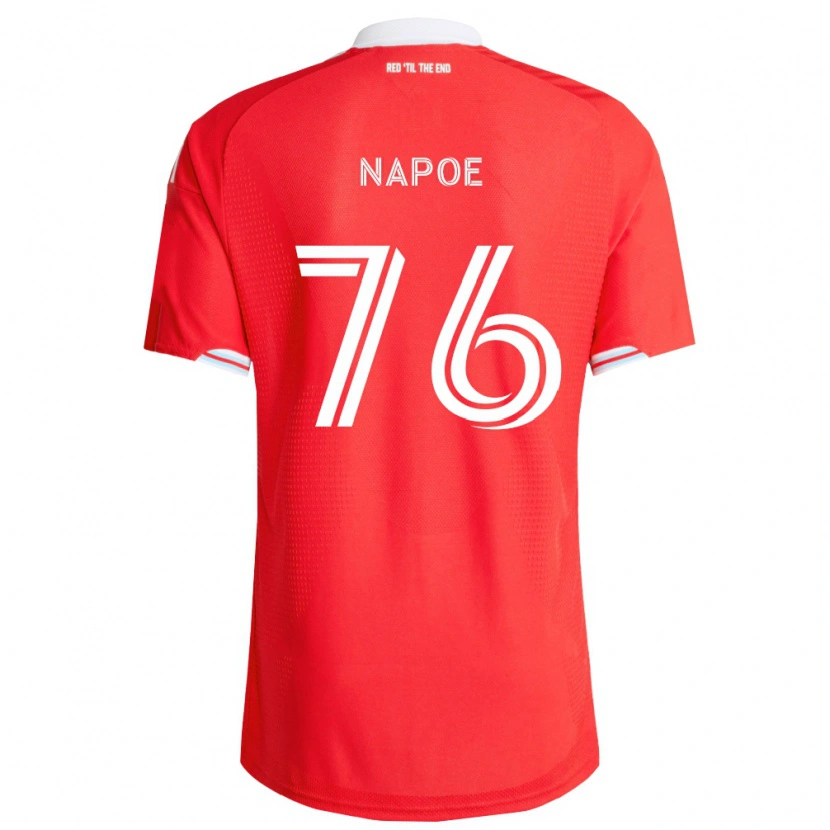Danxen Pánské Milan Napoe #76 Červená Tmavě Modrá Bílá Domů Hráčské Dresy 2026/27 Dres