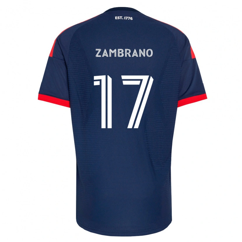 Danxen Pánské Marcos Zambrano #17 Královsky Modrá Červená Bílá Domů Hráčské Dresy 2026/27 Dres