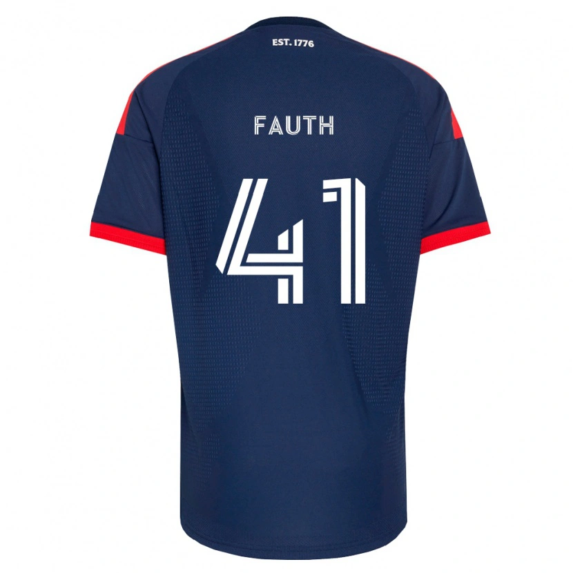 Danxen Pánské Ryker Fauth #41 Královsky Modrá Červená Bílá Domů Hráčské Dresy 2026/27 Dres