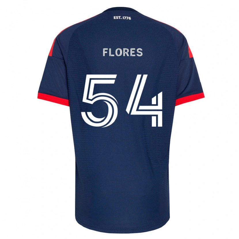Danxen Pánské Edwin Flores #54 Královsky Modrá Červená Bílá Domů Hráčské Dresy 2026/27 Dres