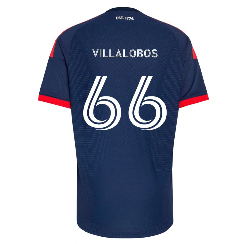 Danxen Pánské Ivan Villalobos #66 Královsky Modrá Červená Bílá Domů Hráčské Dresy 2026/27 Dres