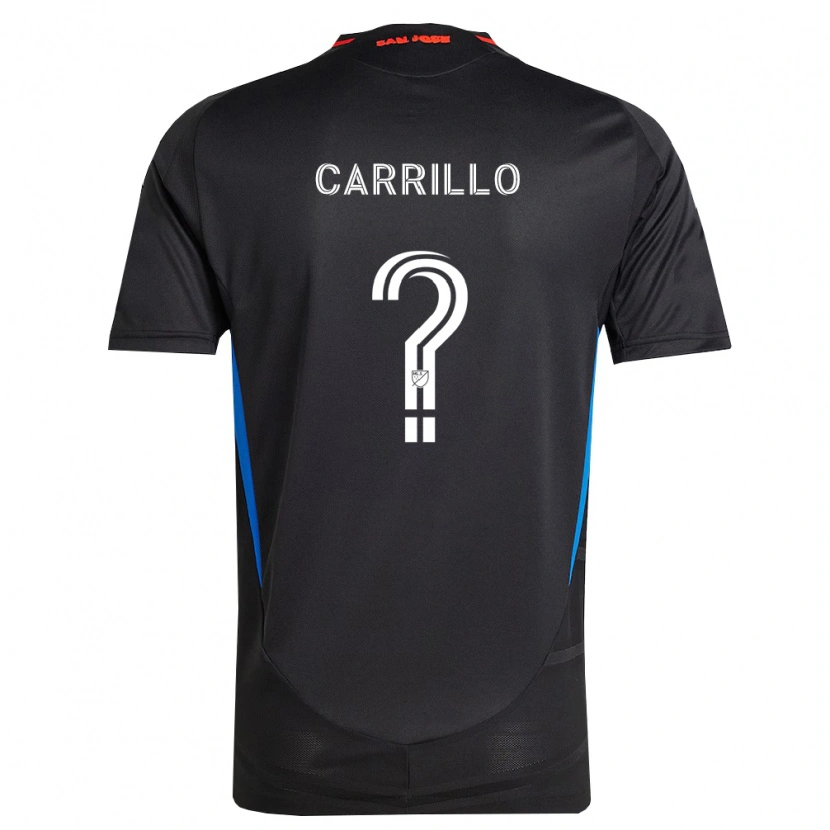 Danxen Pánské Israel Carrillo #0 Modrá Bílá Černá Domů Hráčské Dresy 2026/27 Dres