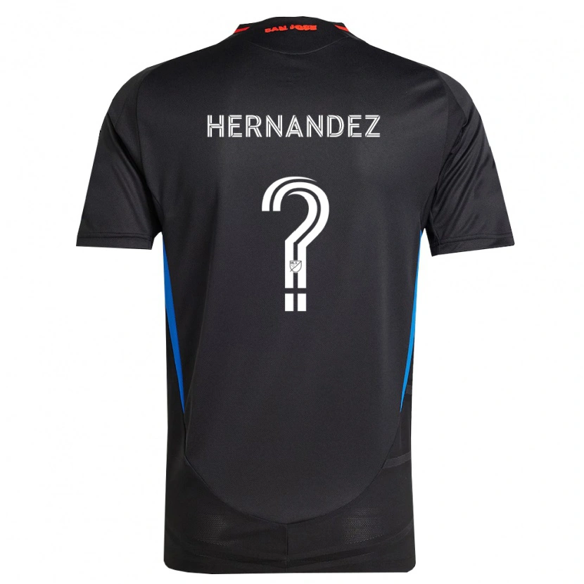Danxen Pánské Oliver Hernandez #0 Modrá Bílá Černá Domů Hráčské Dresy 2026/27 Dres